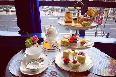 西湖銀泰 英倫風情的午后，三層塔中的慢食光